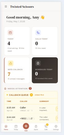 Dashboard screenshot